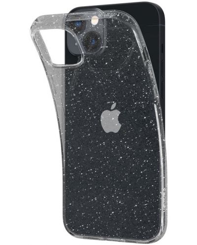 Калъф Spigen - Liquid Crystal Glitter, iPhone 14 Plus, Crystal Quartz - 2