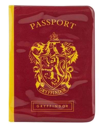 Калъф за паспорт Cine Replicas Movies: Harry Potter - Gryffindor - 1