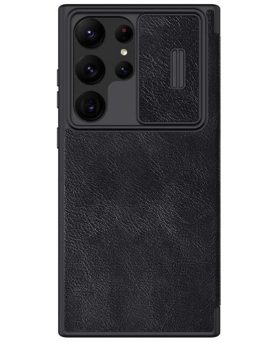 Калъф Nillkin - Qin Leather Pro, Galaxy S23 Ultra, черен - 1