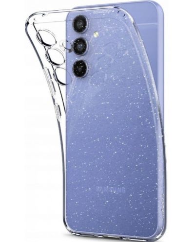 Калъф Spigen - Liquid Crystal Glitter, Galaxy A54 5G, Crystal Quartz - 4