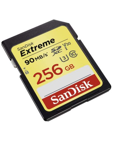 Карта памет SanDisk - Extreme, 256GB, SDXC, Class10 - 2