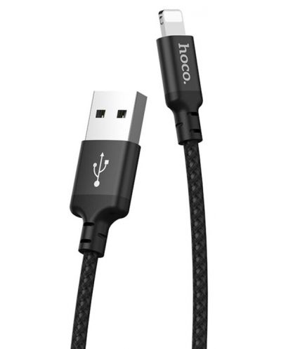 Кабел Hoco - KF239681, USB-A/Lightning, 2 m, черен - 1