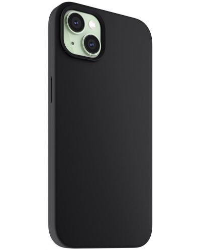 Калъф Next One - Black Silicone MagSafe, iPhone 15 Plus, черен - 2