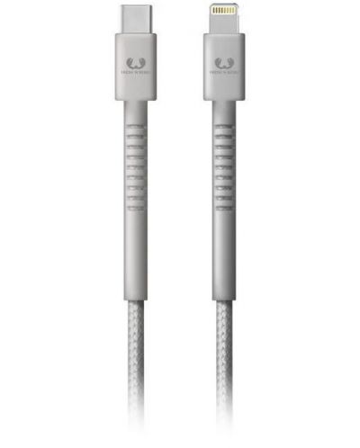 Кабел Fresh N Rebel - USB-C/Lightning, 1.5 m, светлосив - 1