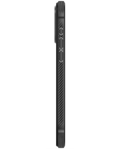 Калъф Spigen - Rugged Armor, iPhone 15 Pro Max, Matte Black - 8