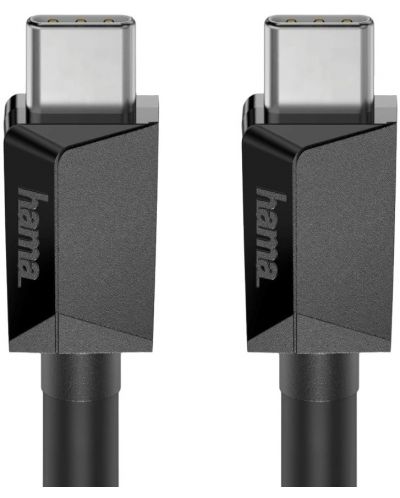 Кабел Hama - 200656, USB-C/USB-C, 1 m, черен - 2