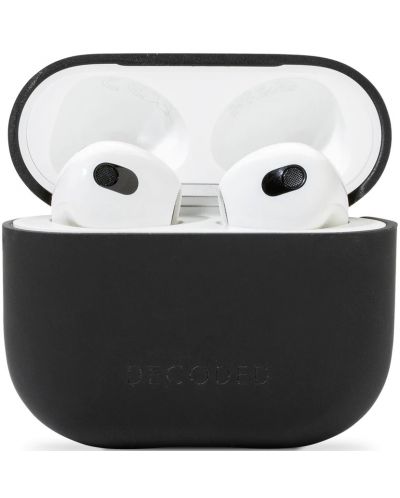 Калъф за слушалки Decoded - Silicone AirCase Lite, AirPods 3, черен - 2