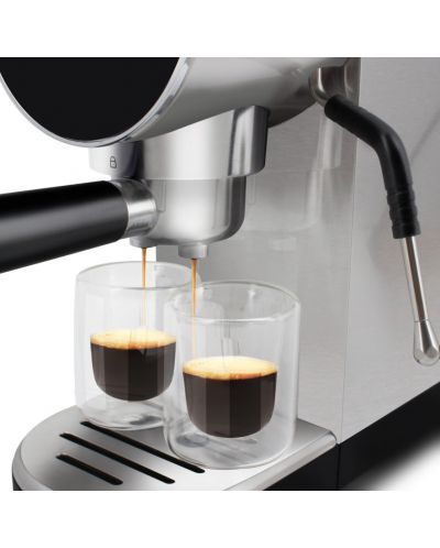 Кафемашина Rohnson - R-9050, 20 bar, 0.9 l, черна/сива - 2