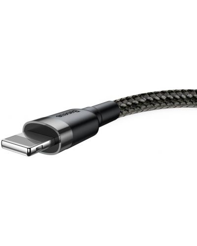 Кабел Baseus - Cafule, USB-A/Lightning, 2 m, черен - 2