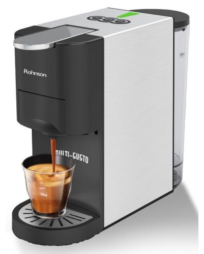 Кафемашина Rohnson - Multi Gusto R-98045, 19 bar, 800 ml, черна - 1