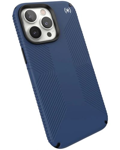 Калъф Speck - Presidio 2 Grip MagSafe, iPhone 14 Pro Max, син - 2