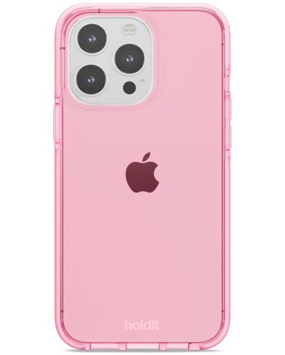 Калъф Holdit - SeeThru, iPhone 14 Pro Max, розов - 1
