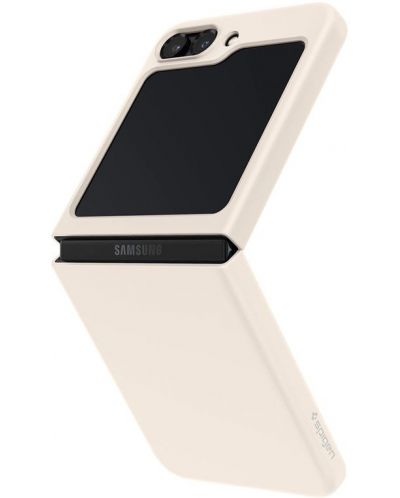 Калъф Spigen - Air Skin, Galaxy Z Flip5, Pearled Ivory - 8