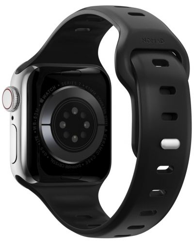 Каишка Nomad - Sport Slim S/M, Apple Watch 1-8/SE, черна - 2
