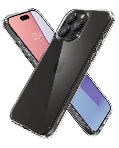Калъф Spigen - Crystal Hybrid, iPhone 15 Pro Max, прозрачен - 4