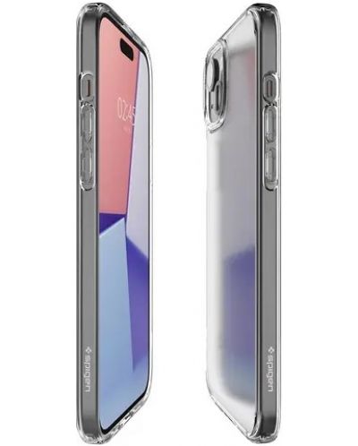 Калъф Spigen - Ultra Hybrid, iPhone 15 Plus, Frost Clear - 7