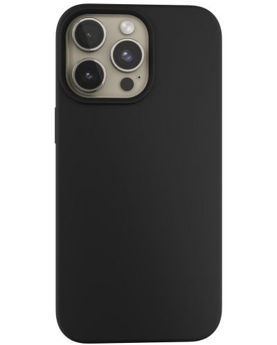 Калъф Next One - Black Silicone MagSafe, iPhone 15 Pro Мах, черен - 1