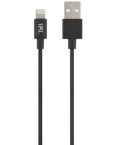 Кабел TnB - 2075100213, USB-A/Lightning, 2 m, черен - 1