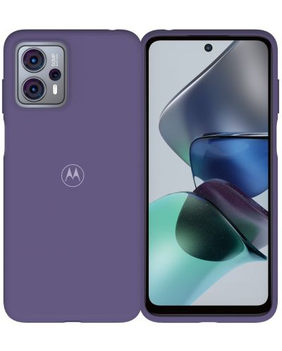 Калъф Motorola - Premium Soft, Moto G13, лилав - 2