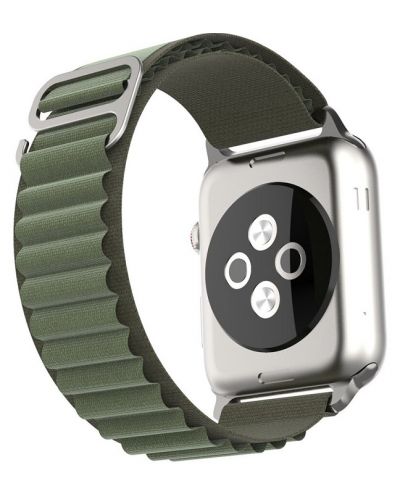 Каишка Techsuit - W037 Nylon, Apple Watch, 38/40/41 mm, зелена - 3