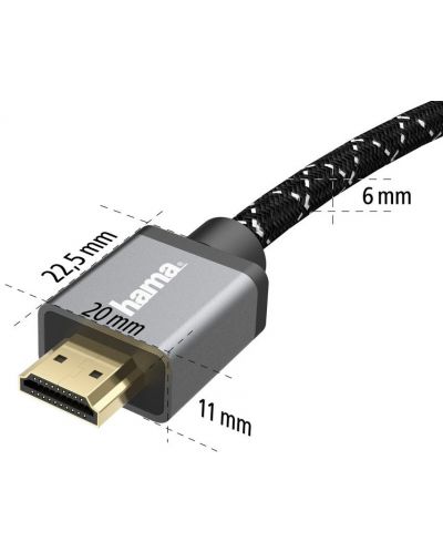 Кабел Hama - 205239, HDMI/HDMI, 2 m, черен - 2