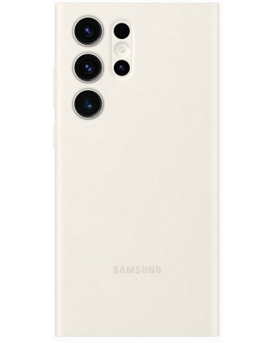 Калъф Samsung - Clear View, Galaxy S23 Ultra, Cream - 3