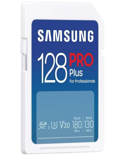Карта памет Samsung - PRO Plus, 128GB, SDXC, U3 V30 - 2