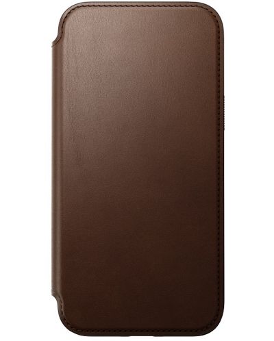 Калъф Nomad - Modern Leather Folio, iPhone 15 Pro Max, кафяв - 6