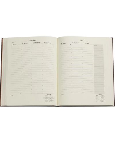 Календар-бележник Paperblanks Verne - 18 х 23 cm, 112 листа, 2023/2024 - 5