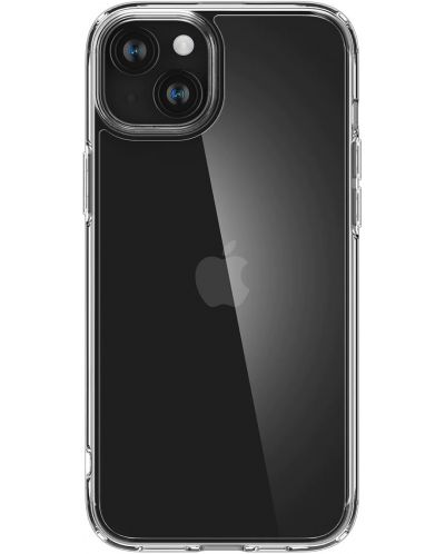Калъф Spigen - Ultra Hybrid, iPhone 15, Crystal Clear - 1