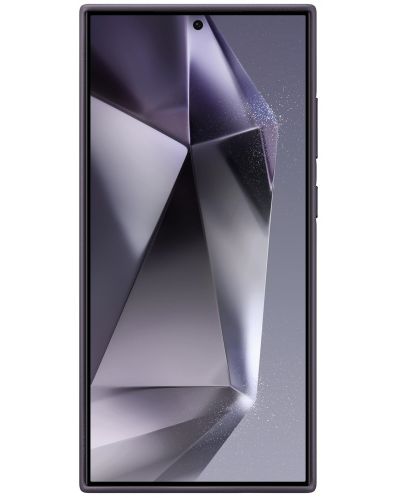 Калъф Samsung - Leather Cover, Galaxy S24 Ultra, тъмнолилав - 3