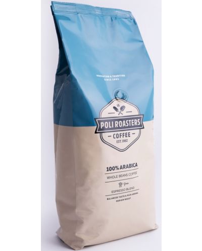 Кафе на зърна Poli Roasters - 100% Arabica, 1 kg - 1