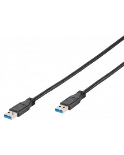 Кабел Vivanco - 45249, USB-A/USB-A, 1.8 m, черен - 1