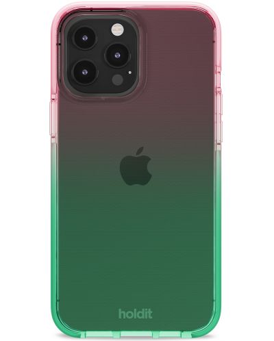 Калъф Holdit - SeeThru, iPhone 13 Pro Max, Grass green/Bright Pink - 4
