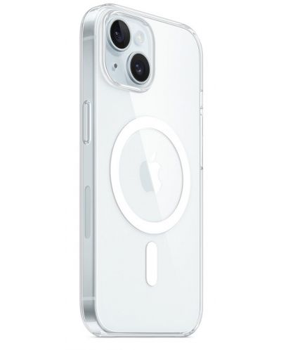 Калъф Apple - Clear MagSafe, iPhone 15, прозрачен - 2