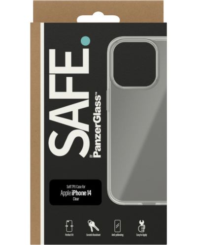 Калъф Safe - iPhone 14/13, прозрачен - 3