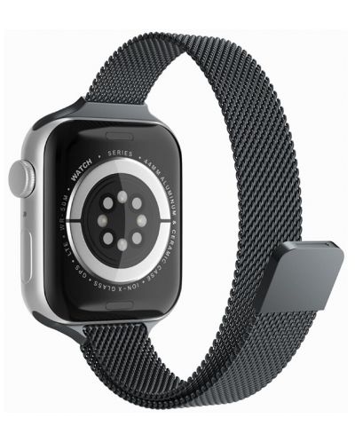 Каишка Techsuit - W034 Steel, Apple Watch, 42/44/45/49 mm, черна - 1