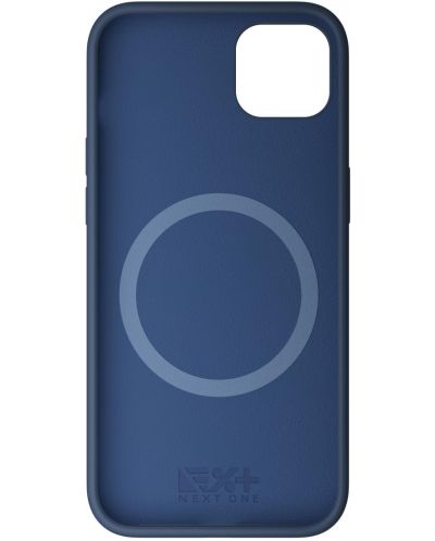 Калъф Next One - Silicon MagSafe, iPhone 14, син - 2