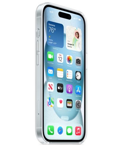 Калъф Apple - Clear MagSafe, iPhone 15, прозрачен - 3