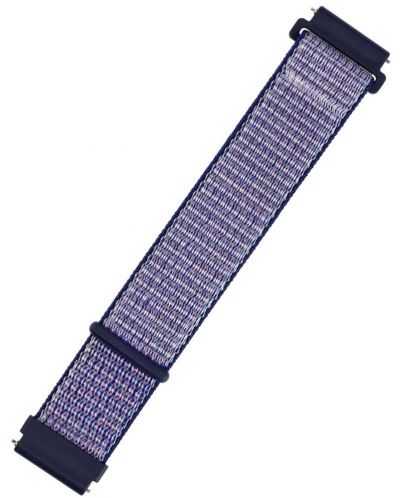 Каишка Xmart - Watch Band Fabric, 20 mm, Midnight Blue - 1