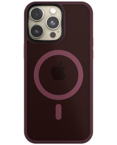 Калъф Next One - Claret Mist Shield MagSafe, iPhone 15 Pro, червен - 1