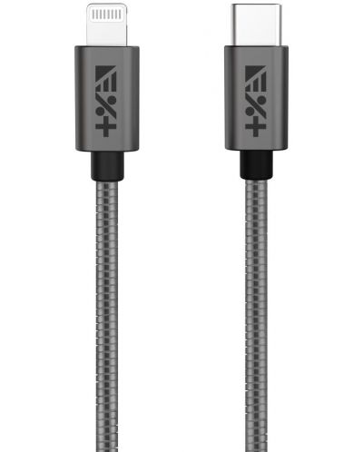 Кабел Next One - USB-C/Lightning, 1.2 m, сив - 3