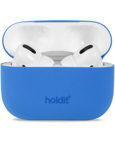 Kaлъф Holdit -Silicone, AirPods Pro 1/2, Sky Blue - 1