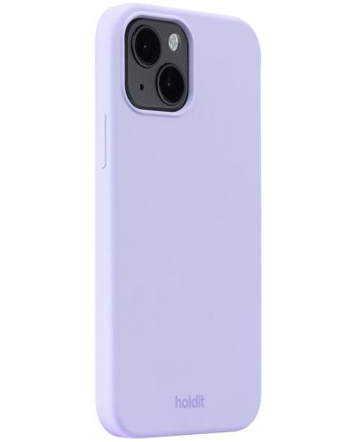 Калъф Holdit - Silicone, iPhone 14, лилав - 2