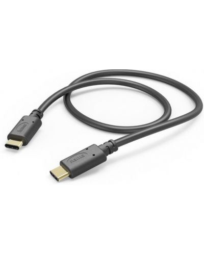 Кабел Hama - 201589, USB-C/USB-C, 1 m, черен - 1