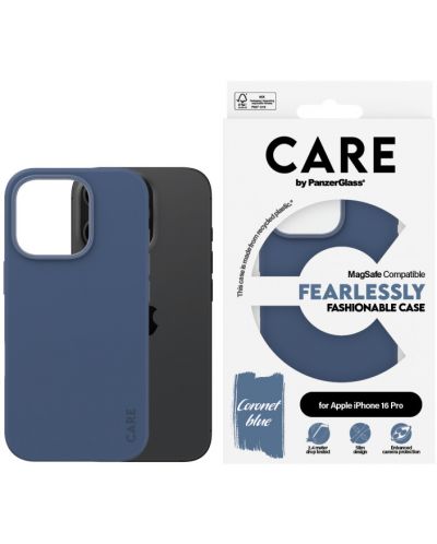 Калъф CARE - Fashionable MagSafe, iPhone 16 Pro, син - 1