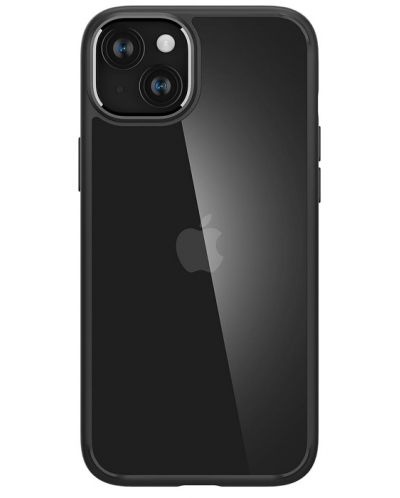 Калъф Spigen - Crystal Hybrid Matte, iPhone 15 Plus, черен - 8