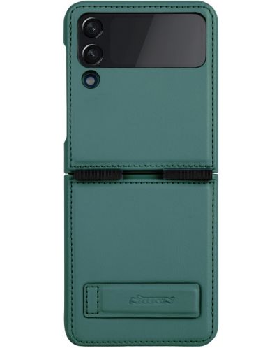 Калъф Nillkin - Qin Leather, Galaxy Z Flip4, зелен - 1