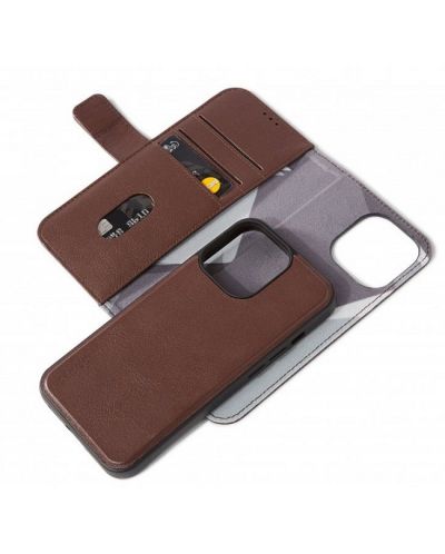 Калъф Decoded - Leather Detachable Wallet, iPhone 14 Pro Max, кафяв - 2