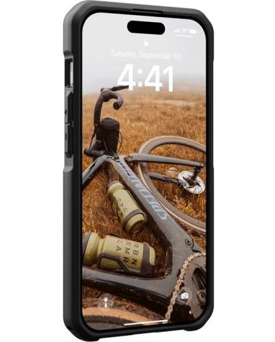 Калъф UAG - Metropolis LT Kevlar MagSafe, iPhone 15 Pro Max, Olive - 7